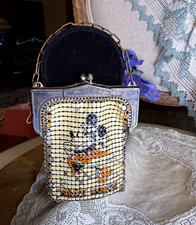 1930s Whiting & Davis Minnie Mouse Disney Mesh Child Purse Antique Rare picture