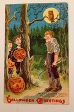 Vintage Halloween Postcard - Postmark October 1911 sent to The Dalles OR picture