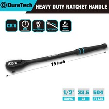 DURATECH 1/2-In Drive Ratchet, 90-Tooth Quick-Release Ratchet Wrench, Reversible picture
