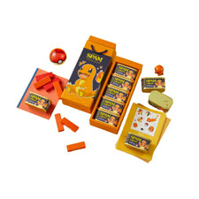 SPAM Classic Pokemon Charmander Edition 200g x 5 Cans Gift Set Sticker Included picture