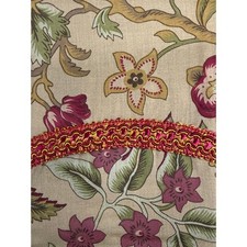 Waverly Imperial Dress Antique Floral Valance 80x18 Cotton Rod Pocket picture
