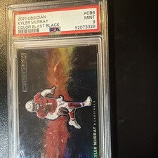 2021 Panini Obsidian - Color Blast Black Kyler Murray #CB-6 PSA 9 picture