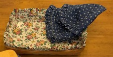 Vintage (1997) Longaberger Hostess Serving Tray w /  Fabric Liner and Protector picture