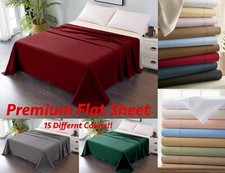 Superb Bed FlatSheet - Breathable, Extra Soft & Wrinkle Free *Top Sheet Only* picture