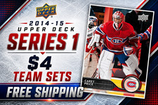 $4 - 2014-15 Upper Deck Hockey Series 1 - Base Team Sets -  picture