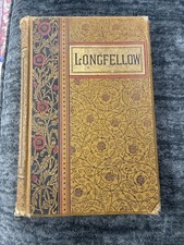 Antique 1883 The Complete Poetical Works of Henry Wadsworth Longfellow Book picture