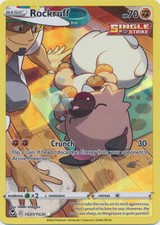 Rockruff - TG07/TG30 Ultra Rare Silver Tempest NM Pokemon TCG picture