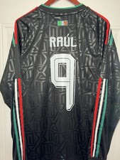 26/27 Mexico Jersey Black Third Long Sleeve Raúl Jiménez #9 sz M Slim Fit NWT picture