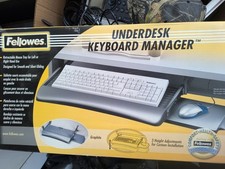 Fellowes Underdesk Keyboard Manager New 2002 Vintage Old Stock picture