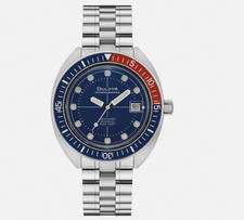 Bulova Oceanographer Devil Diver 96B477 Automatic Blue Pepsi 41mm Watch New picture