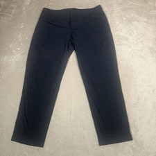 Lululemon ABC Pants Mens 36 Blue Navy Slim Fit Performance 5 Pocket Chino Casual picture