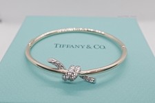 NewTlfany&CoKnot Bangle 18K&White Gold Diamond picture