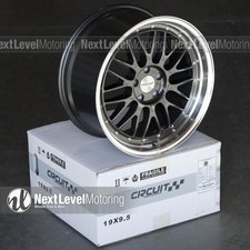 1 CIRCUIT CP30 19x9.5 5x120 +35 GLOSS GUN METAL WHEELS LM STYLE FITS BMW picture