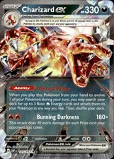 Charizard ex 125/197 Double Rare Obsidian Flames Holo Near Mint picture