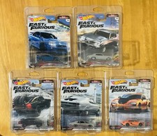 2022 Hot Wheels Premium Fast & Furious  Fast Superstars Set of 5 + Protectors picture