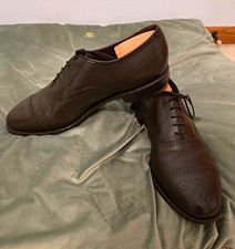 Allen Edmonds Stratton Chocolate Brown Oxford Dress Shoes Men's 11.5D picture