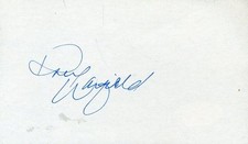 Paul Warfield Signed Jsa Cert Sticker 3x5 Index Card Authentic Autograph picture
