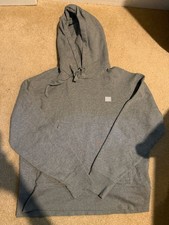 Acne Studios Ferris Face Hoodie Grey Cotton picture