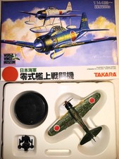 Takara 1/144 World Wings Museum. Mitsubishi A6M2-K Zero Trainer (Green) (#13) picture