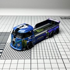 Liberty64 1/64 Scale VW T1 Tow Truck Modified Pickup Trailer Alloy Model Car picture