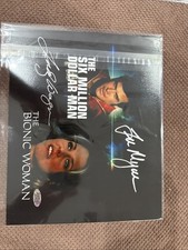 The Six Million Dollar Man Lee Majors Linda Wagner The Bionic Woman W COA picture
