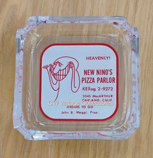 ca. 1950's-60's New Nino's Pizza Parlor Restaurant Ashtray Oakland California CA picture