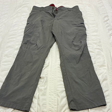 Wrangler Outdoor Pants Men’s 34x32 Gray Stretch Hiking Performance picture