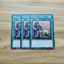 Upstart Goblin 3x - Near Mint - Full Playset - DEM1-EN014 - Yugioh picture
