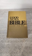 Vintage 1976 Good News Bible Today's English Version Hardcover ABS Gold Cover picture