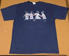 Vintage 2000 ATLANTA BRAVES T-Shirt LARGE Baseball MLB CHIPPER, ANDREW JONES picture