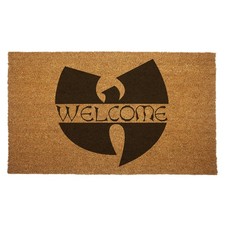 Wu-Tang Clan Welcome Doormat - Natural Coir Hip Hop Mat 30x18 picture
