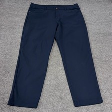 Lululemon Pants Men 38x28 Navy Blue ABC Classic Fit Warpstreme Tech Chino Golf picture