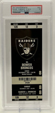 12/2 2007 JaMarcus Russell Debut NFL 's BUST PSA TICKET OAKLAND RAIDERS POP 2 picture