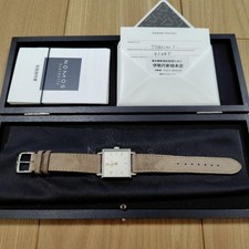 NOMOS Tetra Manual Wind Square Watch Silver Beige Dial Unisex Germany picture
