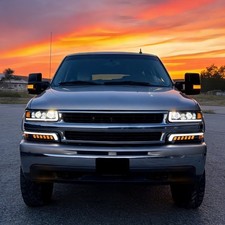 LED Headlights Bumper Lamps Kit For 1999-2002 Chevy Silverado 2000-2006 Tahoe picture