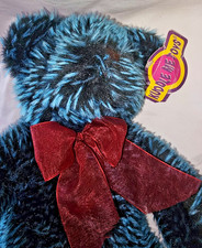 Two-Tone Bear Blue &  Black  2705DB 1999 Kuddle Me Toys 15