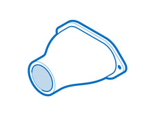 Midea 12131000093581 Air Duct Assembly 28.6 Cu. Ft. Genuine Replacement Part picture