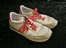 Men's Size 11 Saucony Jazz Original Dove/Red picture