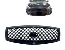 New Fits 2015-2019 Infiniti Q70 Q70L Front Bumper Upper Grille W Camera Option picture