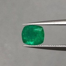1.60Ct Genuine Emerald Loose Gemstone, Untreated Afghan Origin May Birthstone picture