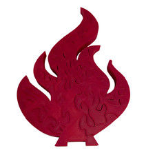 Survivor-Inspired Flame Puzzle – Unique Red Flame Design for Fans and Puzzle picture