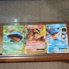 XY Evolutions Venosaur 1/108 Charizard 12/108 Blastoise 21/108 SET LP-MP picture