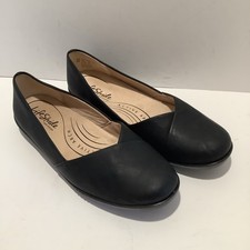 LifeStride Notorious Slip On Flats Black Wmns Sz.9N Extra Arch Support Cushioned picture