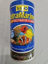 New Tetra Marine Large Saltwater Flakes Exp 10/26 Fish Food 5.65 Oz  picture