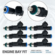 6Pcs Fuel Injectors for Chrysler Voyager Voyager Town & Country 2008‑2010 FJ1029 picture
