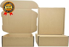 6 X 6 X 2 Inches Small Shipping Boxes 50 Pack Corrugated Cardboard Packaging picture