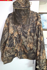 Underbrush 3D Leafy Camo Hunting Jacket Mesh Bug Suit Full Face Veil Ghillie picture