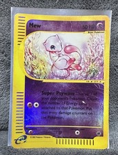 2002 Pokémon Expedition Mew Reverse Holo 55/165 - DAMAGED Rare picture
