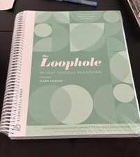 The Loophole in LSAT Logical Reasoning LSAT Study Guide Spiral Bound picture