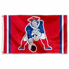 New England Patriots Football 3x5 ft Classic Logo Retro Flag - Best NFL Banner picture